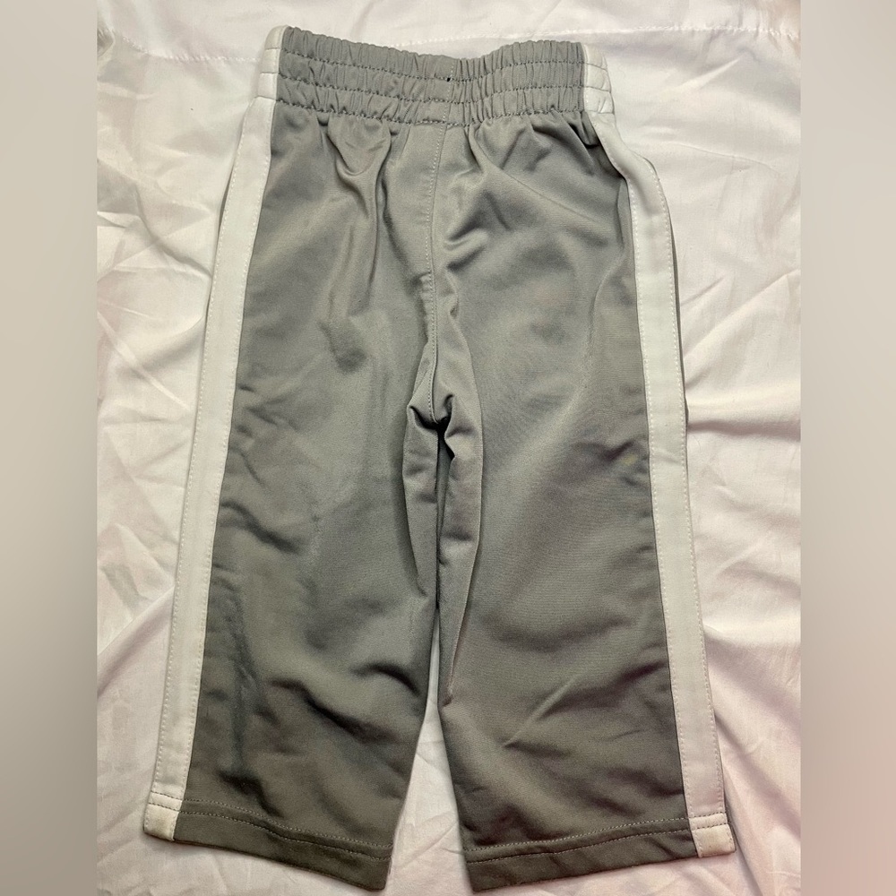 Circo 18 Month Toddler Grey athletic pants PRELOVED white stripes on sides
